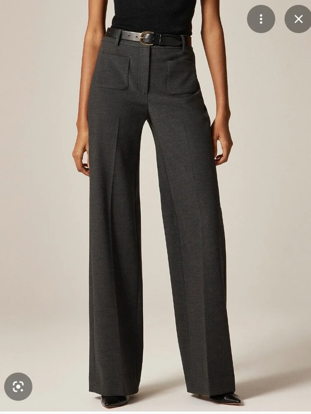 J Crew  Carolina pant in four-season stretch CP150 NWT Size 18 Black
